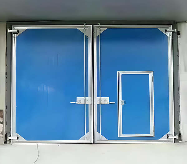 庆城工业平开门