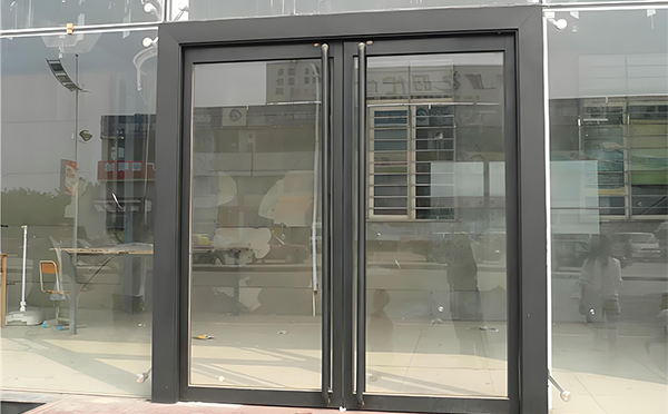 庆城玻璃地弹门